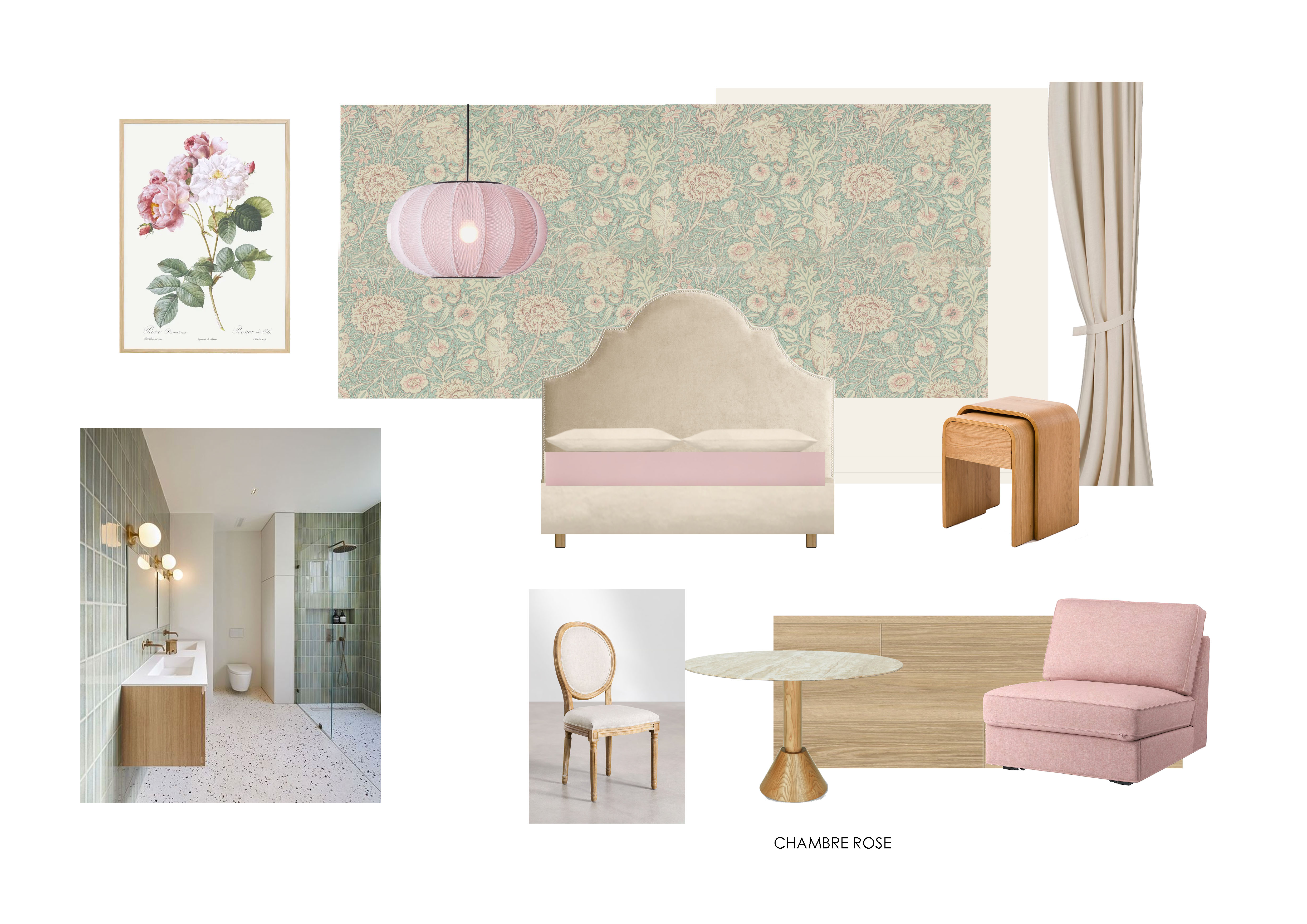 The Roses Room moodboard 1