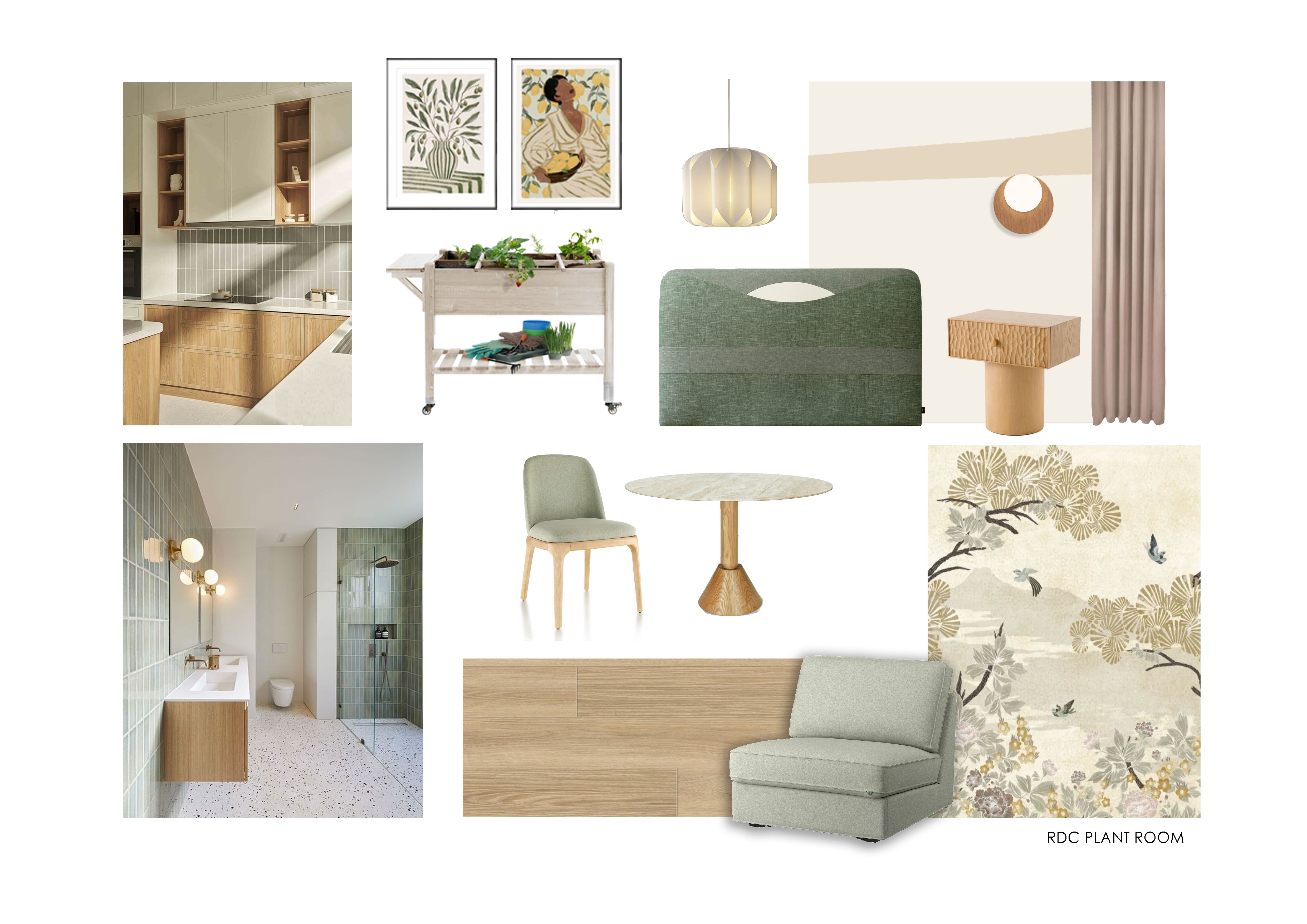 The Plant Room moodboard 1