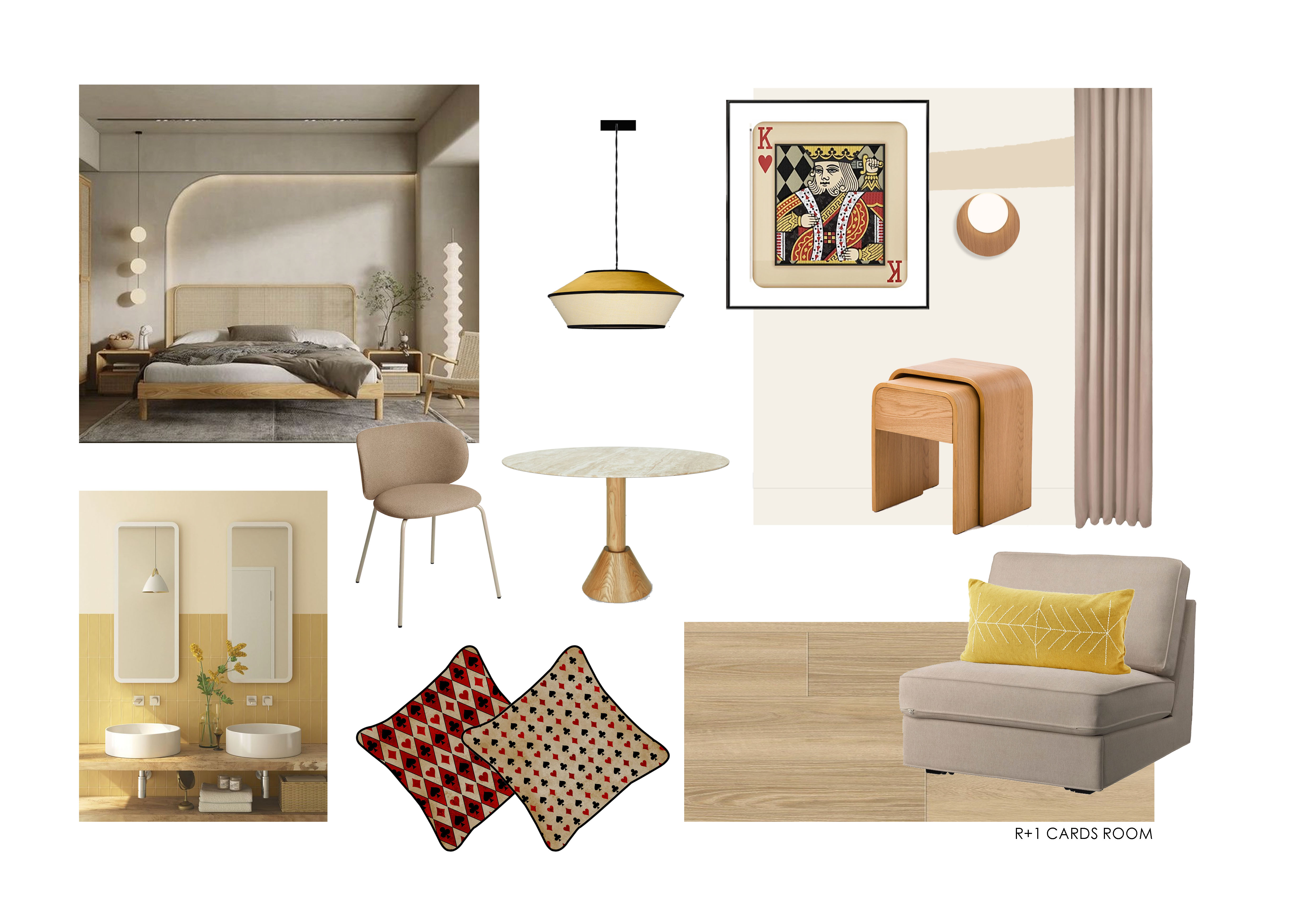 The Cards Room moodboard 1