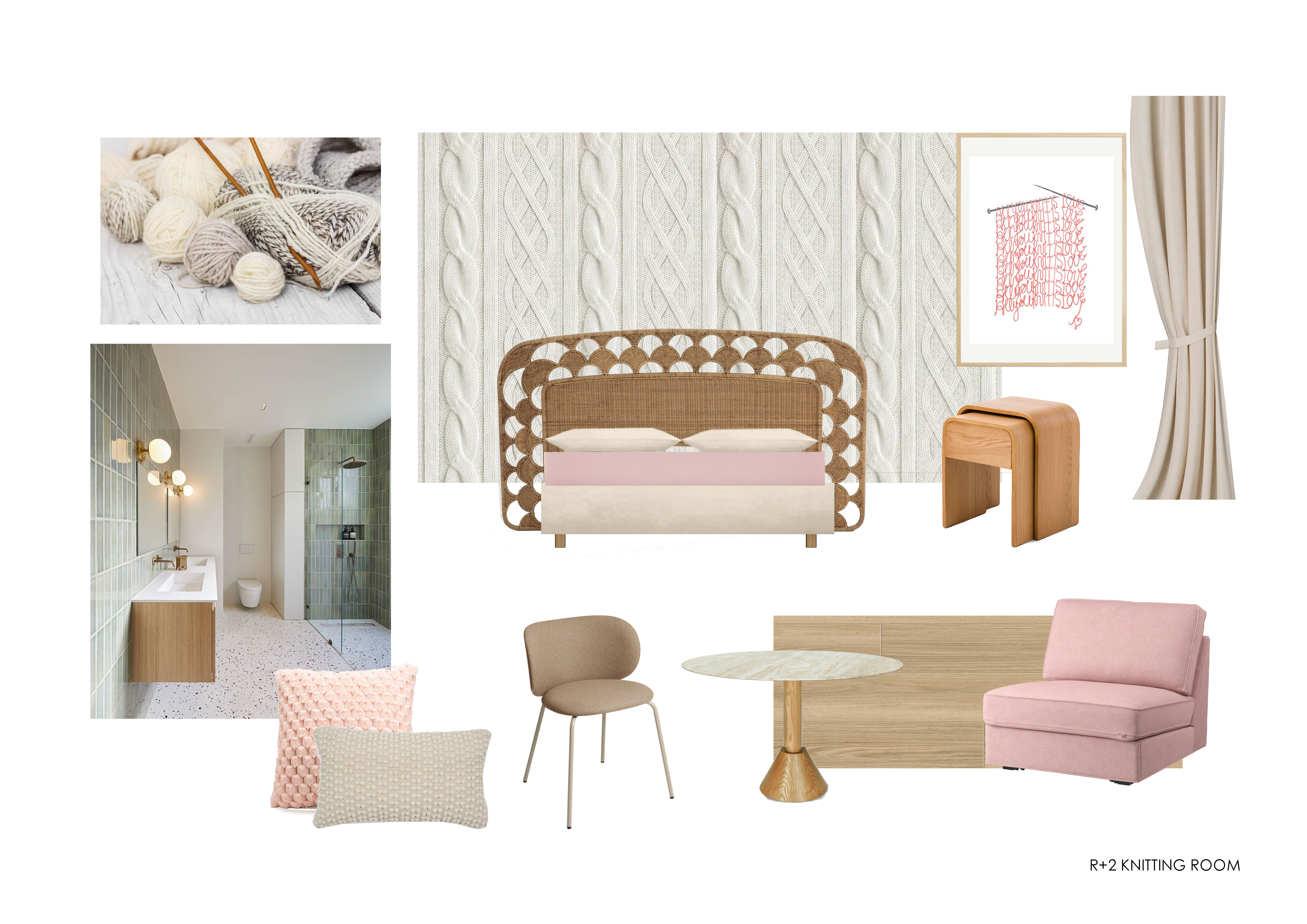 The Knitting Room moodboard 1