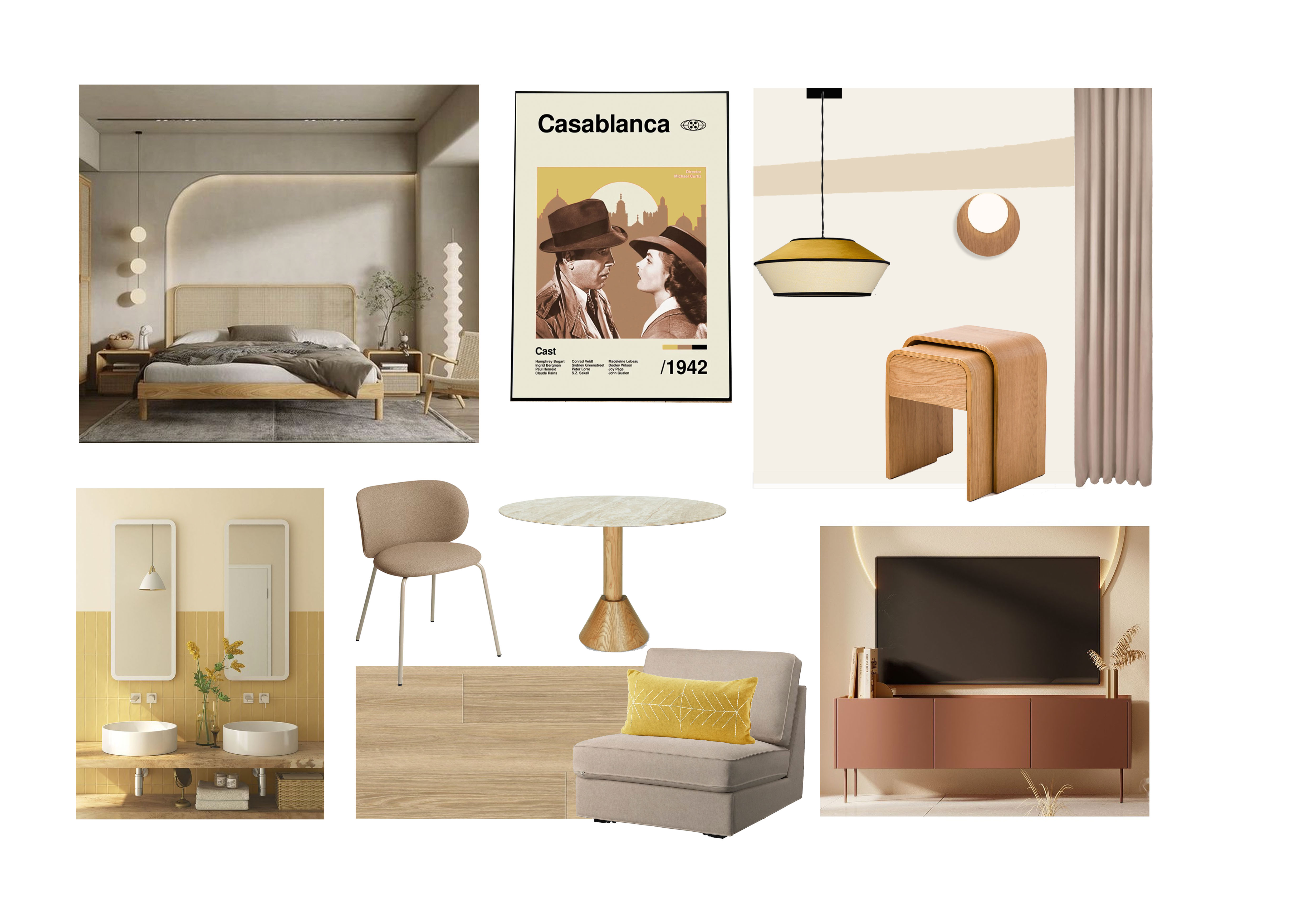 The Cinema Room moodboard 1