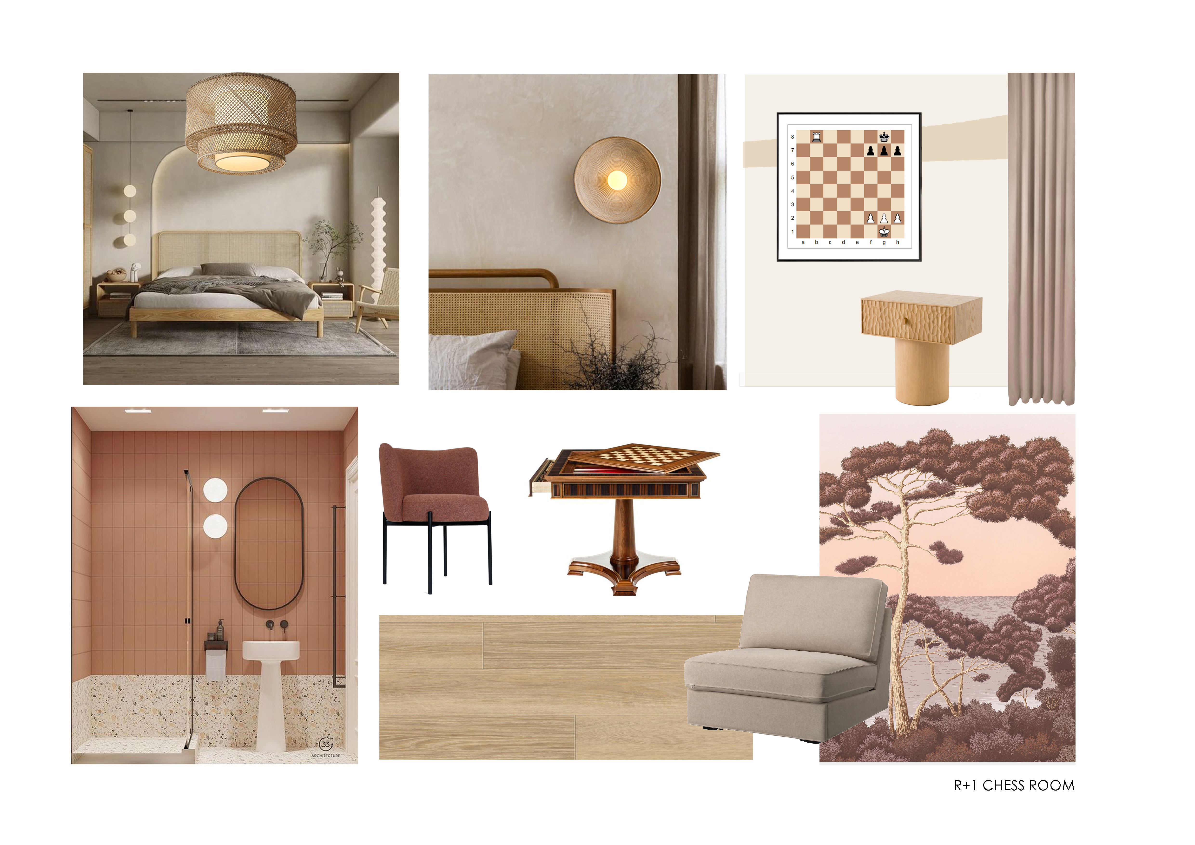 The Chess Room moodboard 1