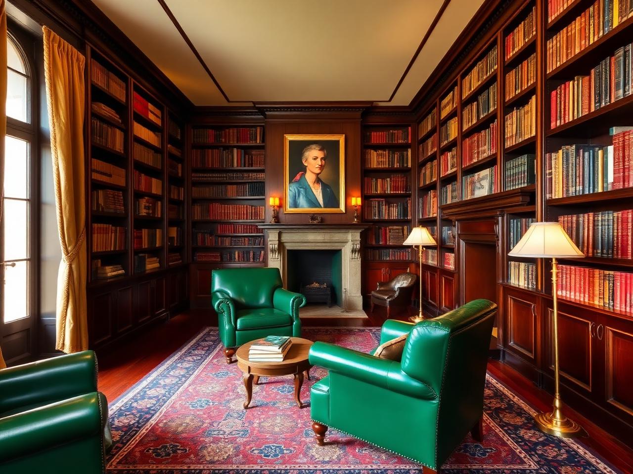 Library & smoking room